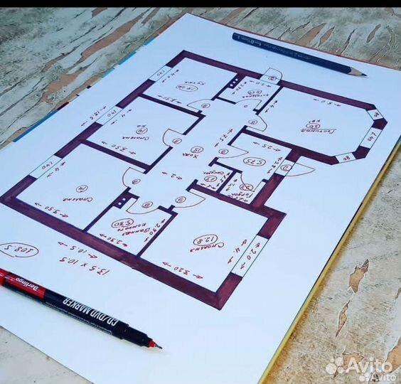 Заливка фундамента