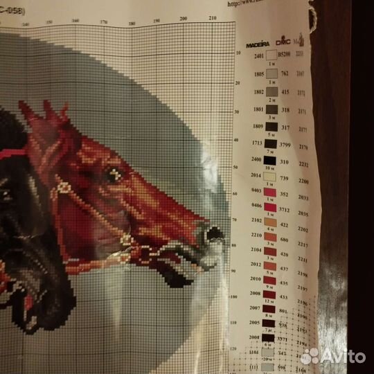 Схему вышивки