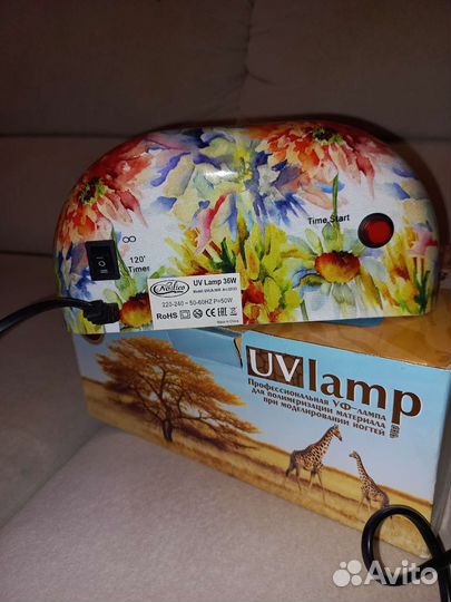 Набор для маникюра: гель лаки+уф-лампа