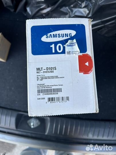 Картриджи для принтеров samsung mlt d101s