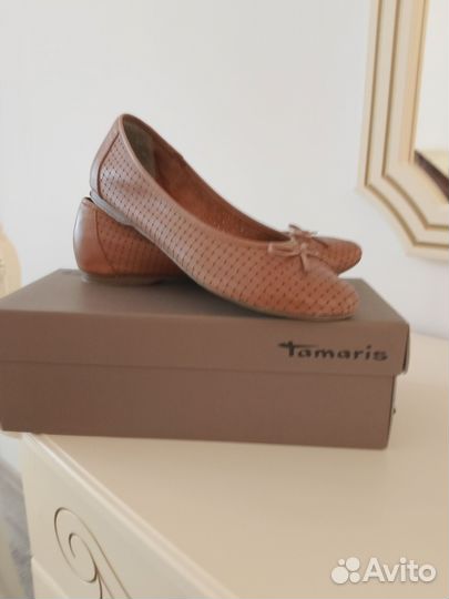 Балетки натуральная кожа 39 40