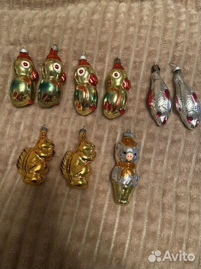 Елочные игрушки СССР