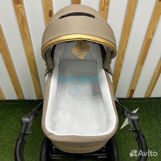 Коляска Adamex Rimini Eco бежевая