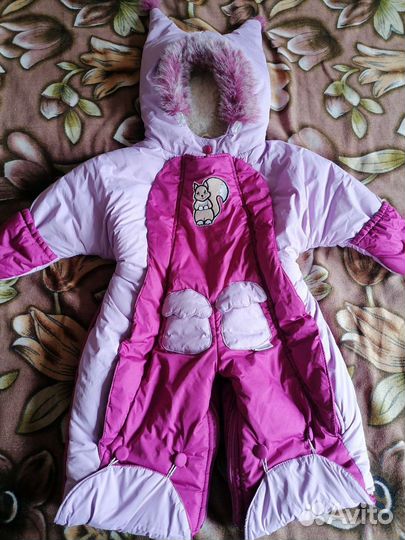 Зимний комбинезон для девочки