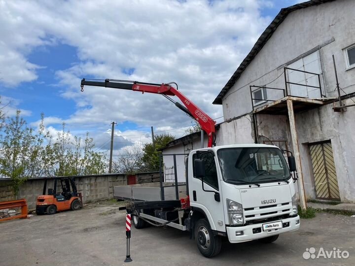 Бортовой грузовик Рустрак на Isuzu Elf (N-series), 2015