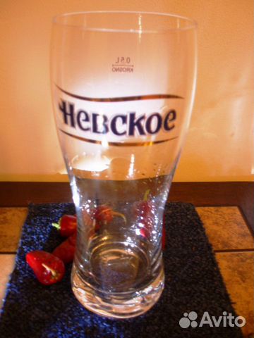 Коллекционный пивной стакан 