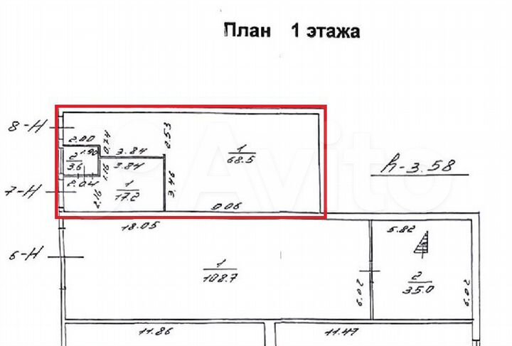 Производство, автосервис 89.3 м²