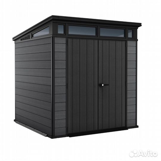 Пластиковый сарай keter Cortina 7x7 (216x218x226см