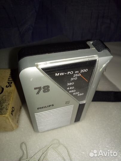 Радиоприемник philips 90 AL078 с наушником