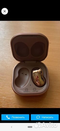 Samsung galaxy buds live кейс + левый наушник