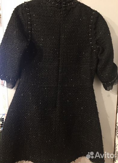 Твидовое платье 44 размера
