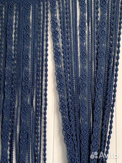 Штора макраме / плетеная штора/ вязаная штора