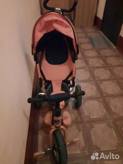 Детский велосипед с ручкой бу