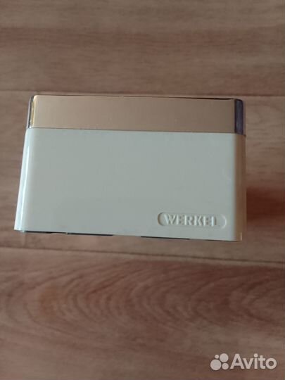 Новая розетка тройная Werkel заземление шторки