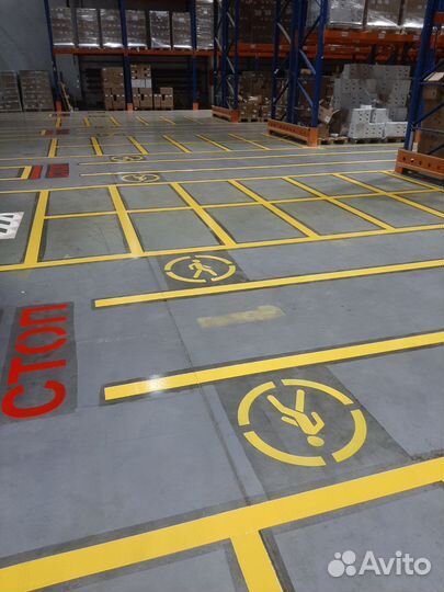 Разметка,маркировка склада,парковки,паркингов