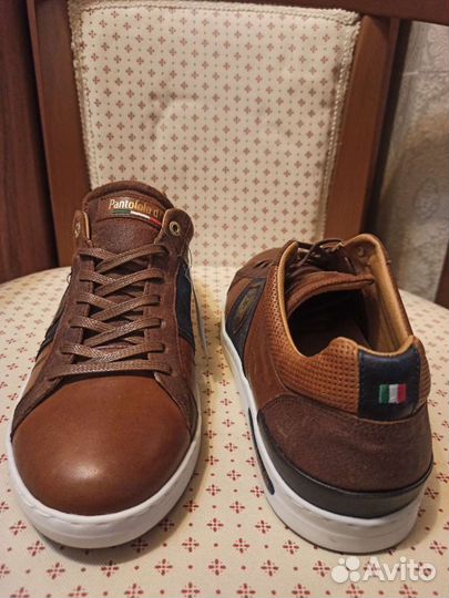 Новые кожаные кеды Pantofola D'Oro р.41-40 Италия