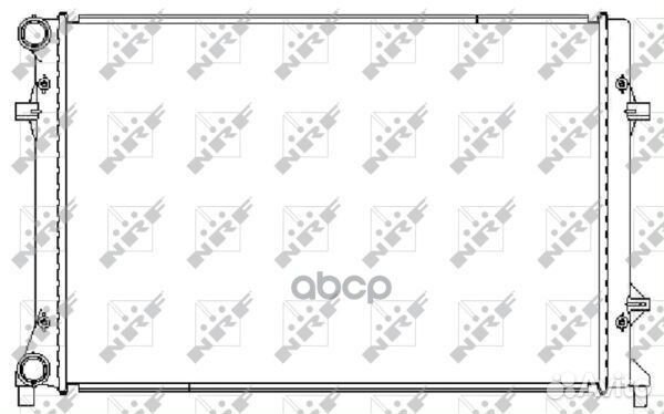 Радиатор VAG A3/passat/superb 2.5-3.2FSI 08- 59211