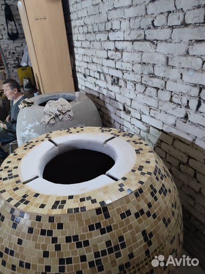 Тандыр на дровах