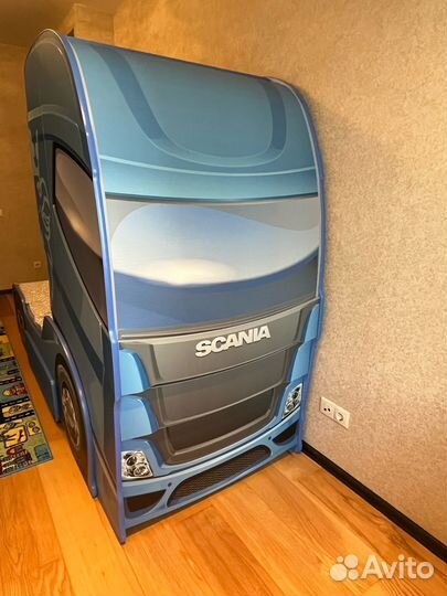 Детская кровать-грузовик Скания
