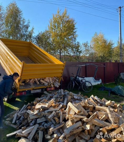 Дрова березовые колотые
