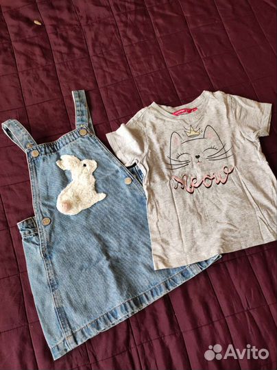 Джинсовый сарафан Ostin