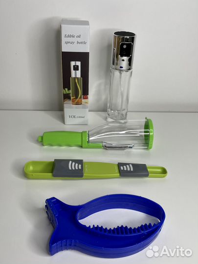 Ножеточка распылитель для масла овощечистка набор