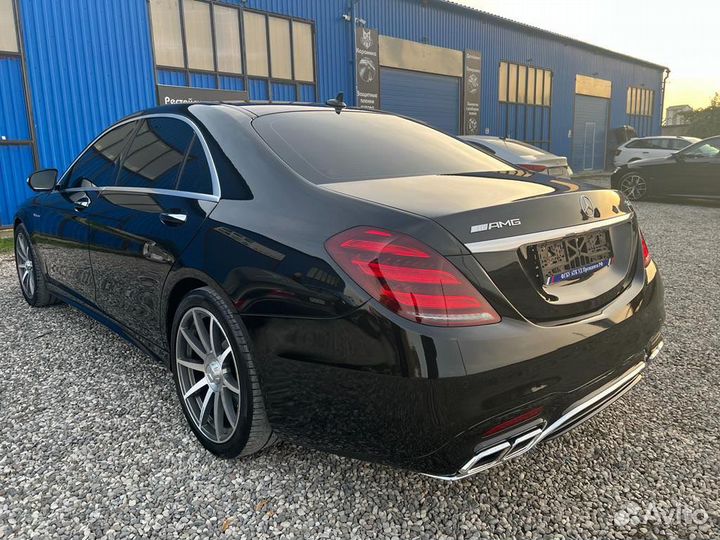 Рестайлинг AMG S63 Mercedes w222