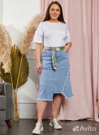 Юбка джинсовая