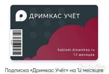 Подписка «Дримкас Учёт» на 12 месяцев