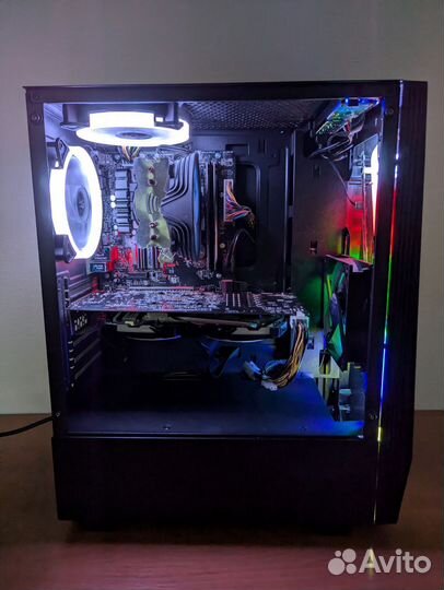 Игровой Компьютер i3-9100F/RX580/16 Gb/SSD/HDD