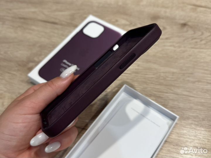 Кожаный чехол для iPhone 13 mini