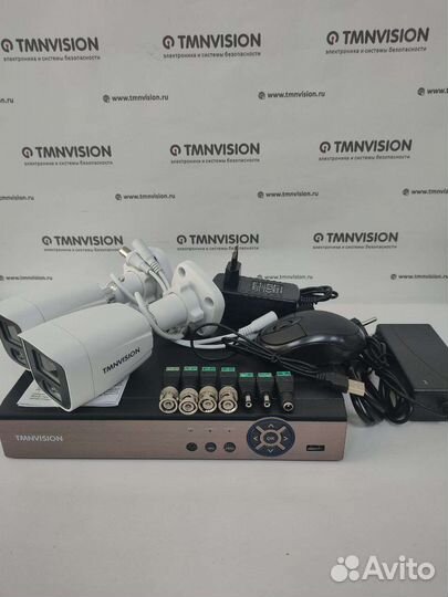 Комплект видеонаблюдения 2 уличные камеры