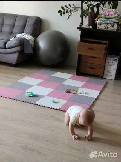 Коврик паззл для ползанья