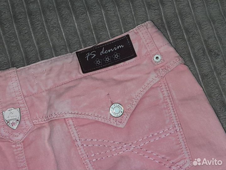 Джинсовая мини-юбка y2k