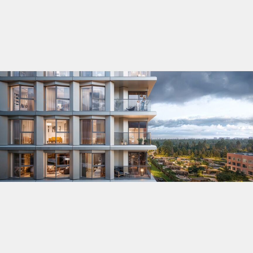 2-к. квартира, 58,6 м², 2/14 эт.