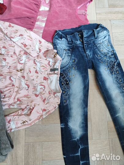 Детские вещи пакетом для девочки 110 -122