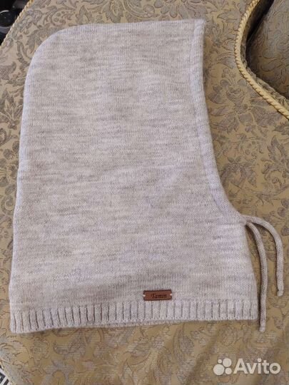 Капор капюшон на флисе женский