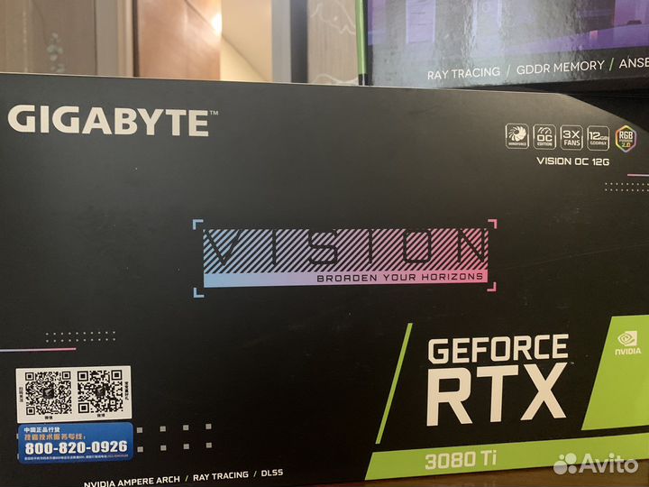 Видеокарта Gigabyte GeForce RTX 3080 Ti gaming OC