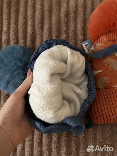Шапки детские демисезон 1-2 года 52 см