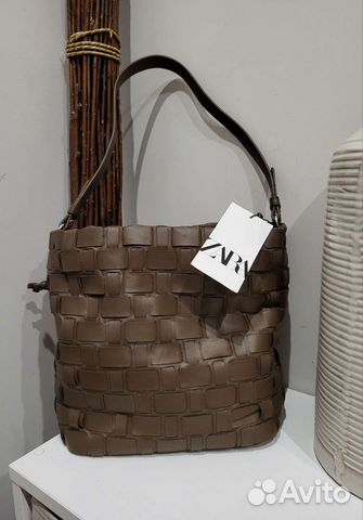 Сумка новая Zara кожа