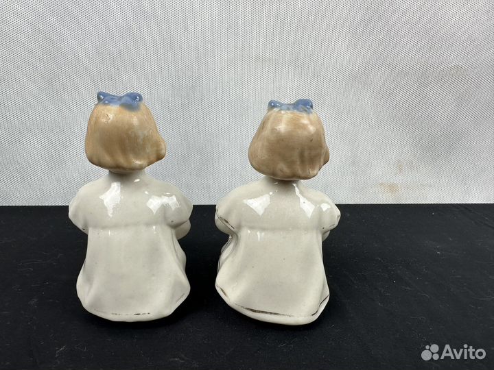 Фарфоровая статуэтка Девочка Таня с мячом, СССР