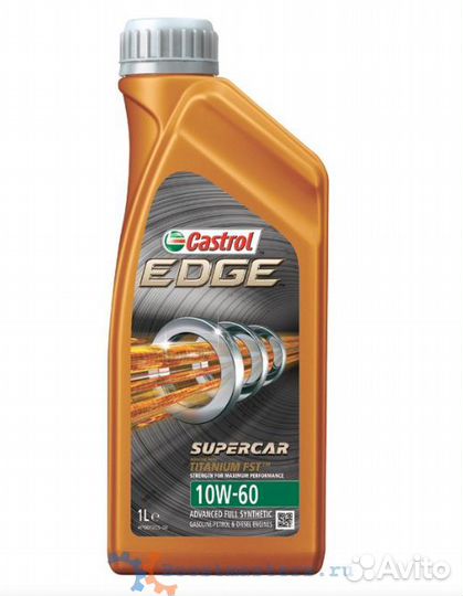 Castrol edge 10W-60 Titanium Supercar (моторное ма
