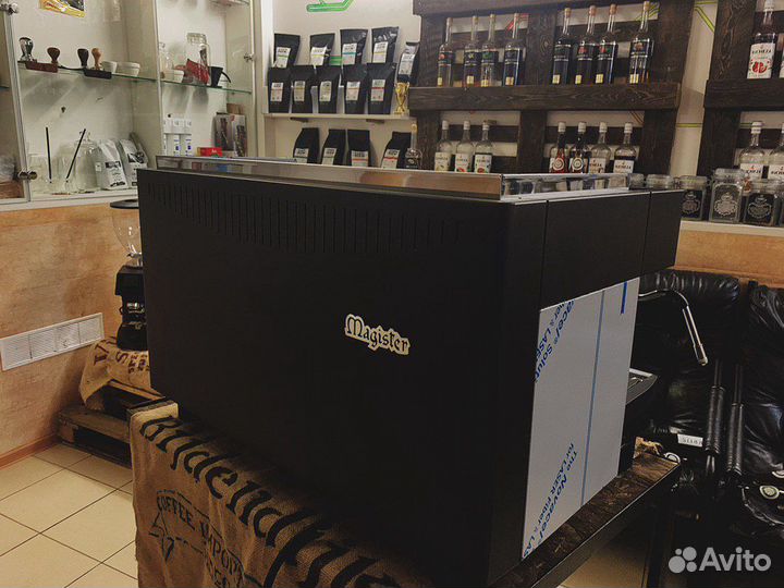 Кофе машина magister высокая группа газ ES 100 XL