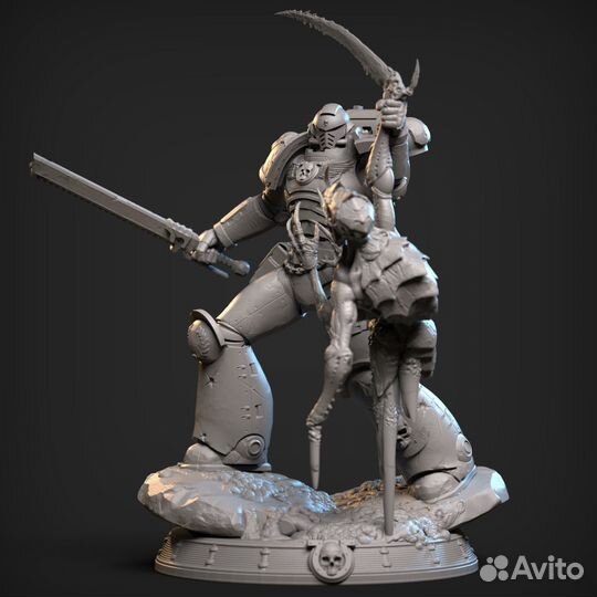 Диорама Тираниды Космодесант Warhammer 40000