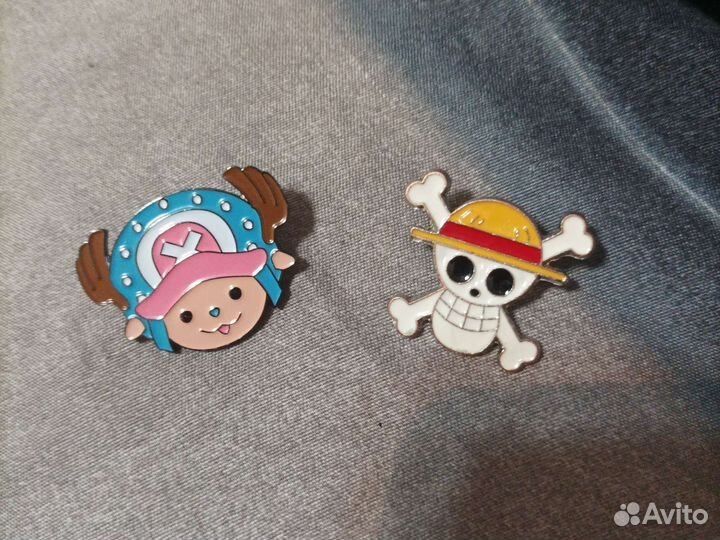 Ван пис, One piece, значок, чопер