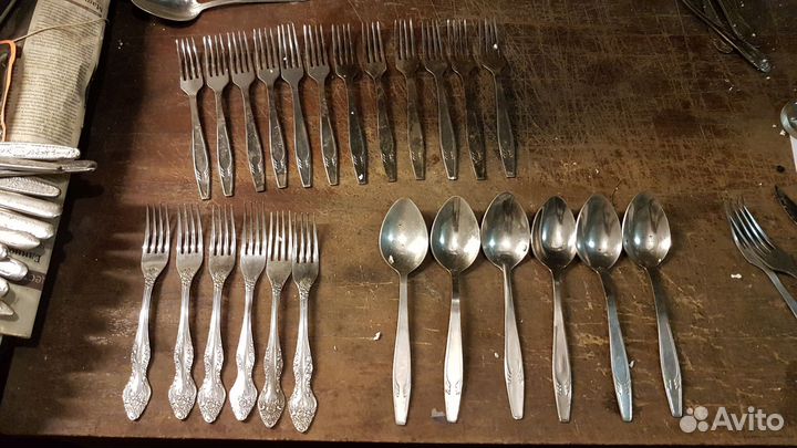 Вилки ложки нержавейка СССР