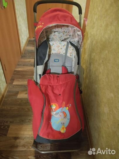 Детские санки коляска ника