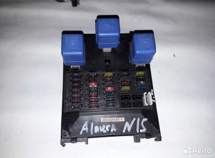 Блок предохранителей almera n15