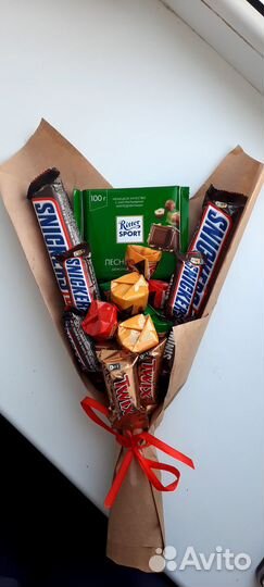 Букеты из конфет