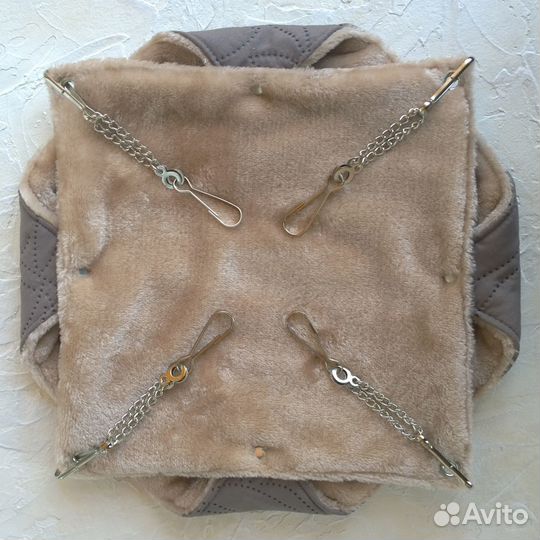 Гамак для крыс, грызунов, на цепях, двухуровневый